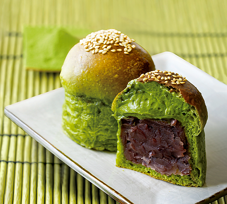 冷やし 熱海ばたーあんパン 抹茶